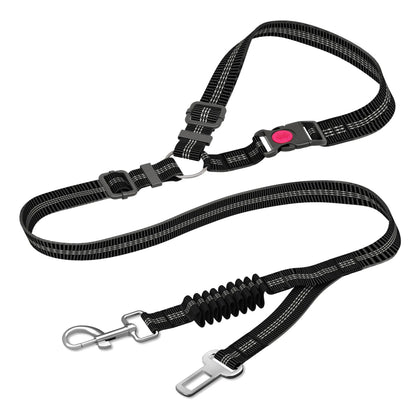 🐾 Purely Pawsome™ Adjustable Heavy Duty Dog Car Seat Belt