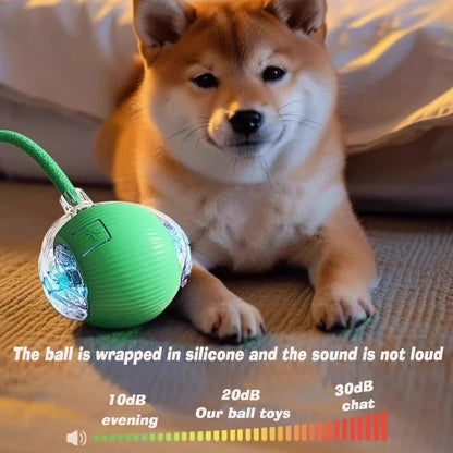 Purely Pawsome™ Cat Interactive Ball Toy - Automatic Rolling Rechargeable Smart Kitten Ball