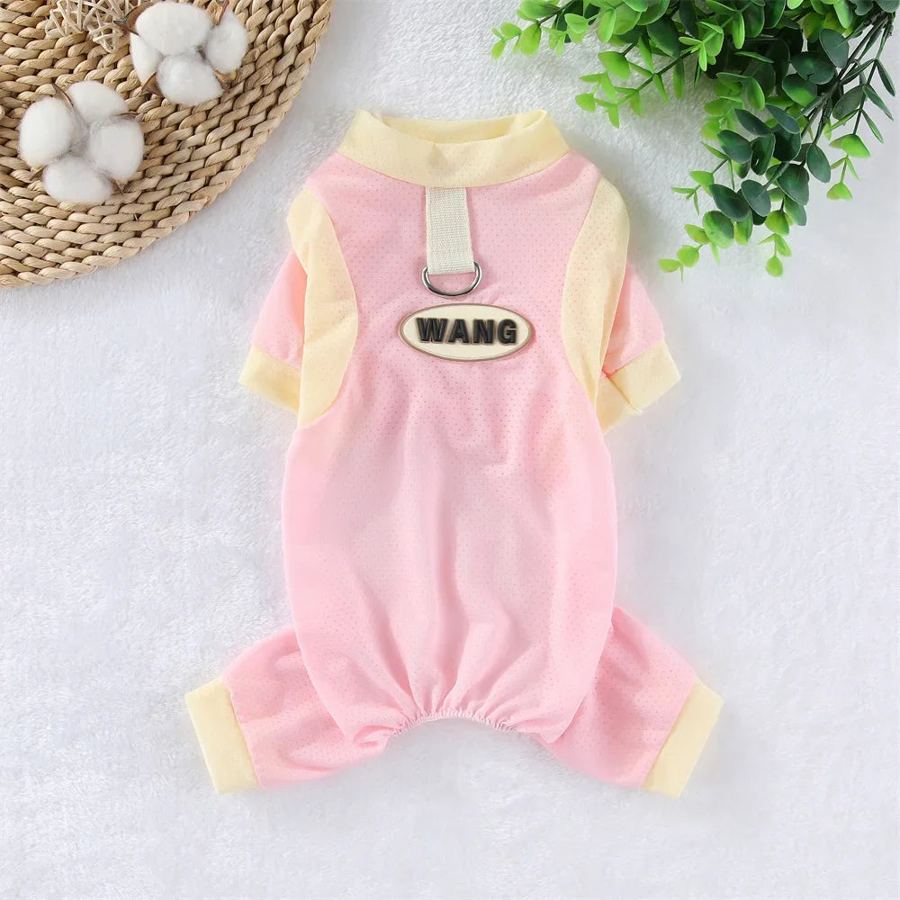 Purely Pawsome™ Ice Silk Dog Cooling Jumpsuit - Breathable Summer Mesh Vest