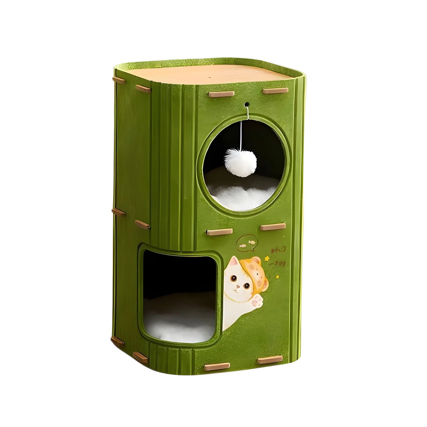 Multi-Layer Cat Nest Cat Climbing Frame Integrated Closed Security Cat Sleeping Nest Scratch-Resistant Wear-Resistant Four-Seas
