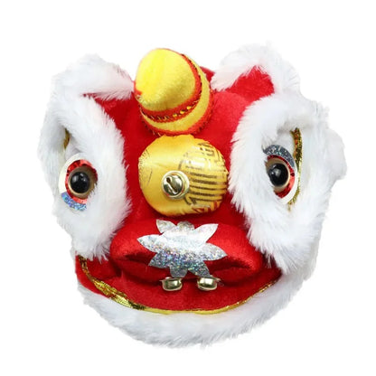 Purely Pawsome™ Lion Dance Dog Costume - Chinese New Year Festival Outfit for Dogs & Cats