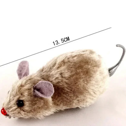Purely Pawsome™ Lifelike Plush Mouse Toy - Funny Running Rat for Cats Dogs Tail Mouse Pets