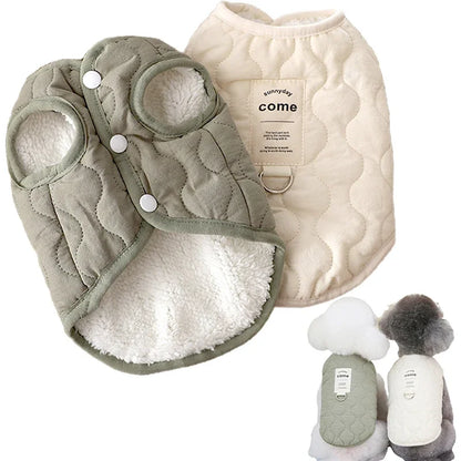 Purely Pawsome™ Warm Winter Pet Vest Jacket - Cotton Coat for Small & Medium Puppies