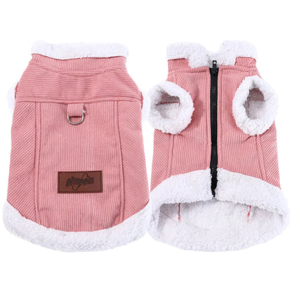 Purely Pawsome™ Warm Winter Fleece Jacket - Windproof Waterproof Coat for Small & Medium Dogs