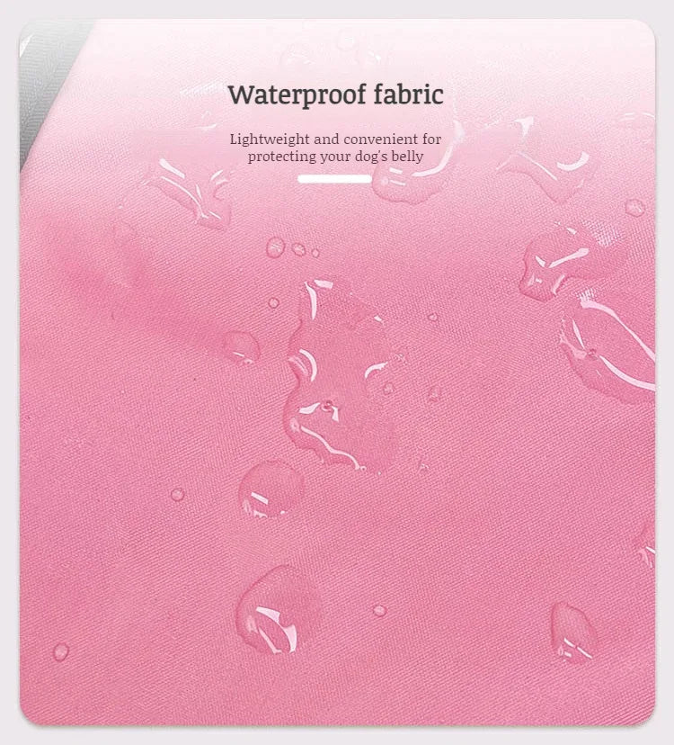 Purely Pawsome™ Dog Belly Cover - Breathable Anti-Dirty Waterproof Belly Band Apron