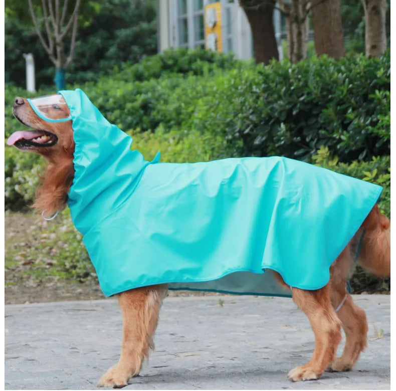 Purely Pawsome™ Waterproof Dog Raincoat - Rain Cloak Jumpsuit for All Dog Sizes (M-9XL)
