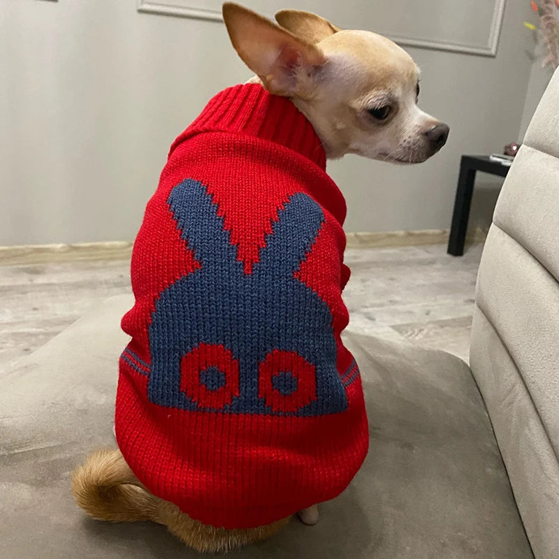 Purely Pawsome™ Cozy Knitted Dog Sweater - Winter Warmth for Small & Medium Dogs