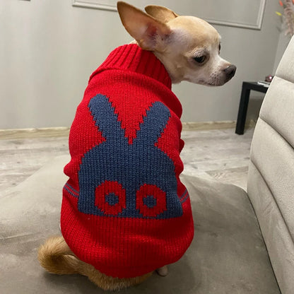 Purely Pawsome™ Cozy Knitted Dog Sweater - Winter Warmth for Small & Medium Dogs