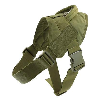 Purely Pawsome™ Tactical Dog Vest - Training Military Patrol Service Dog Harness with Handle