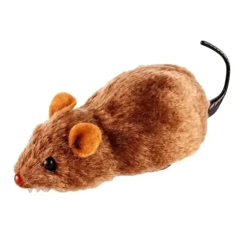 Purely Pawsome™ Lifelike Plush Mouse Toy - Funny Running Rat for Cats Dogs Tail Mouse Pets