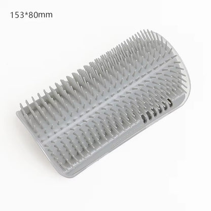 Self-Grooming Cat Corner Brush – Wall-Mounted Massage & Hair Removal Tool | Purely Pawsome