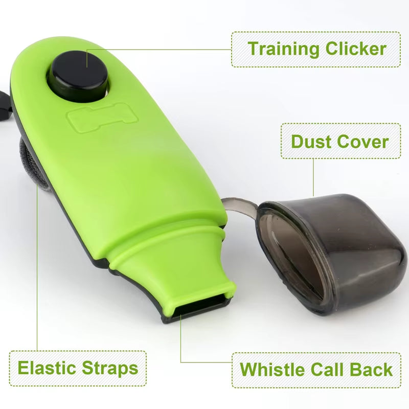 🐾 Purely Pawsome™ 2-in-1 Dog Training Clicker & Whistle