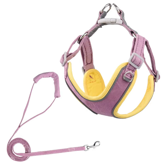 🐾 Purely Pawsome™ Adjustable No-Pull Dog Harness & Leash Set