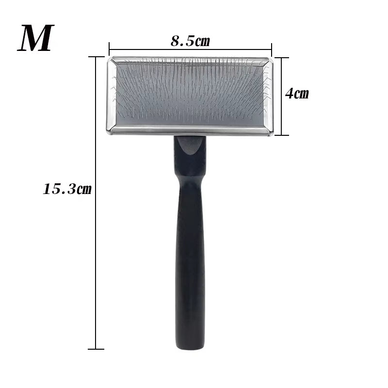 Premium Steel Needle Pet Grooming Comb with Wooden Handle – For Dogs & Cats | Purely Pawsome