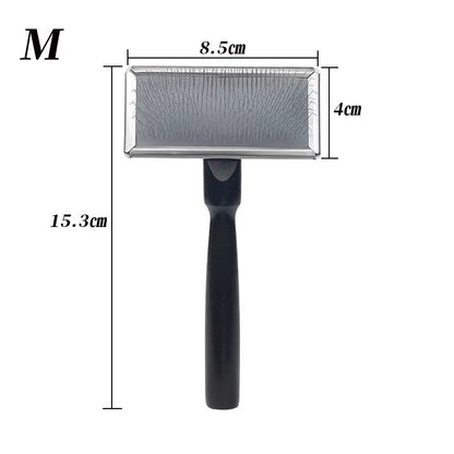 Premium Steel Needle Pet Grooming Comb with Wooden Handle – For Dogs & Cats | Purely Pawsome