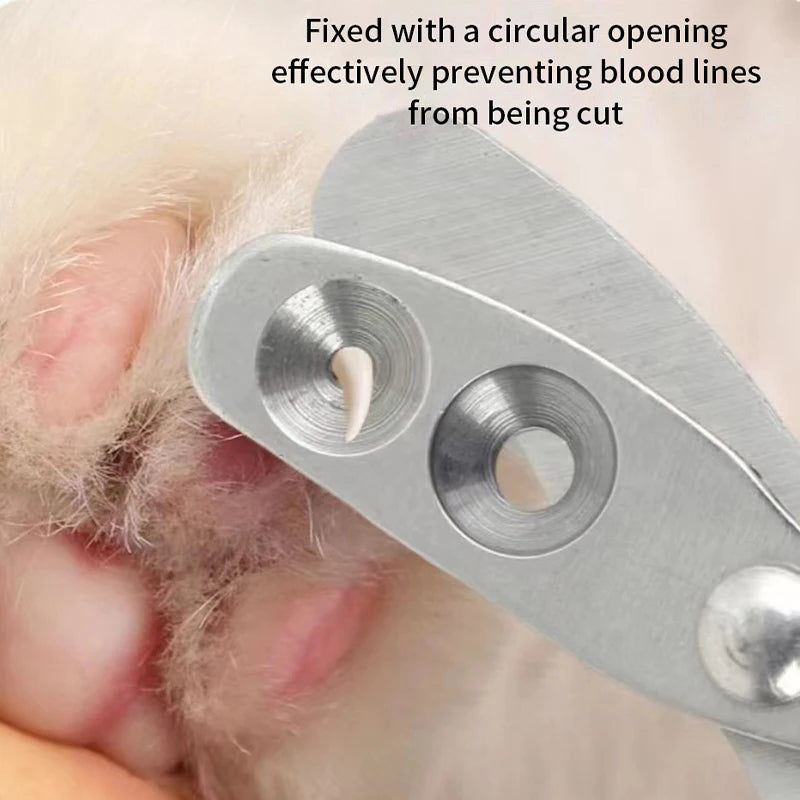 Professional Pet Nail Clippers – Stainless Steel Claw Trimmer for Small Dogs, Cats & Puppies
