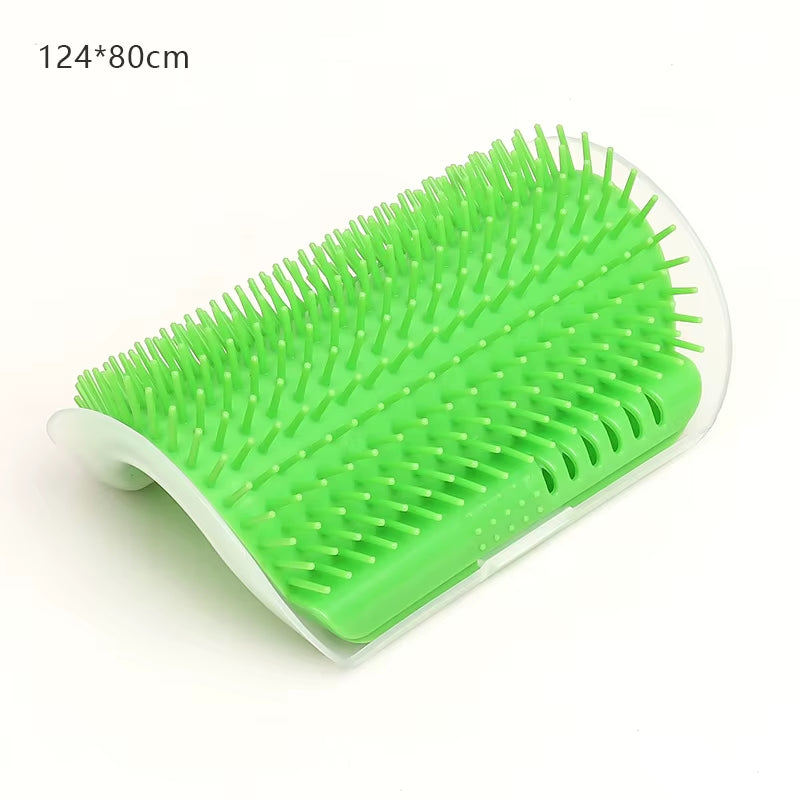 Self-Grooming Cat Corner Brush – Wall-Mounted Massage & Hair Removal Tool | Purely Pawsome